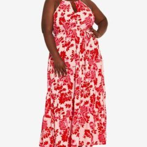 City Chic Trendy Plus Scarlet Maxi Dress
